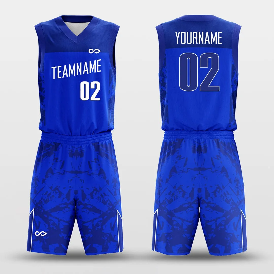 At Will - Customized Basketball Jersey Design Blue Print