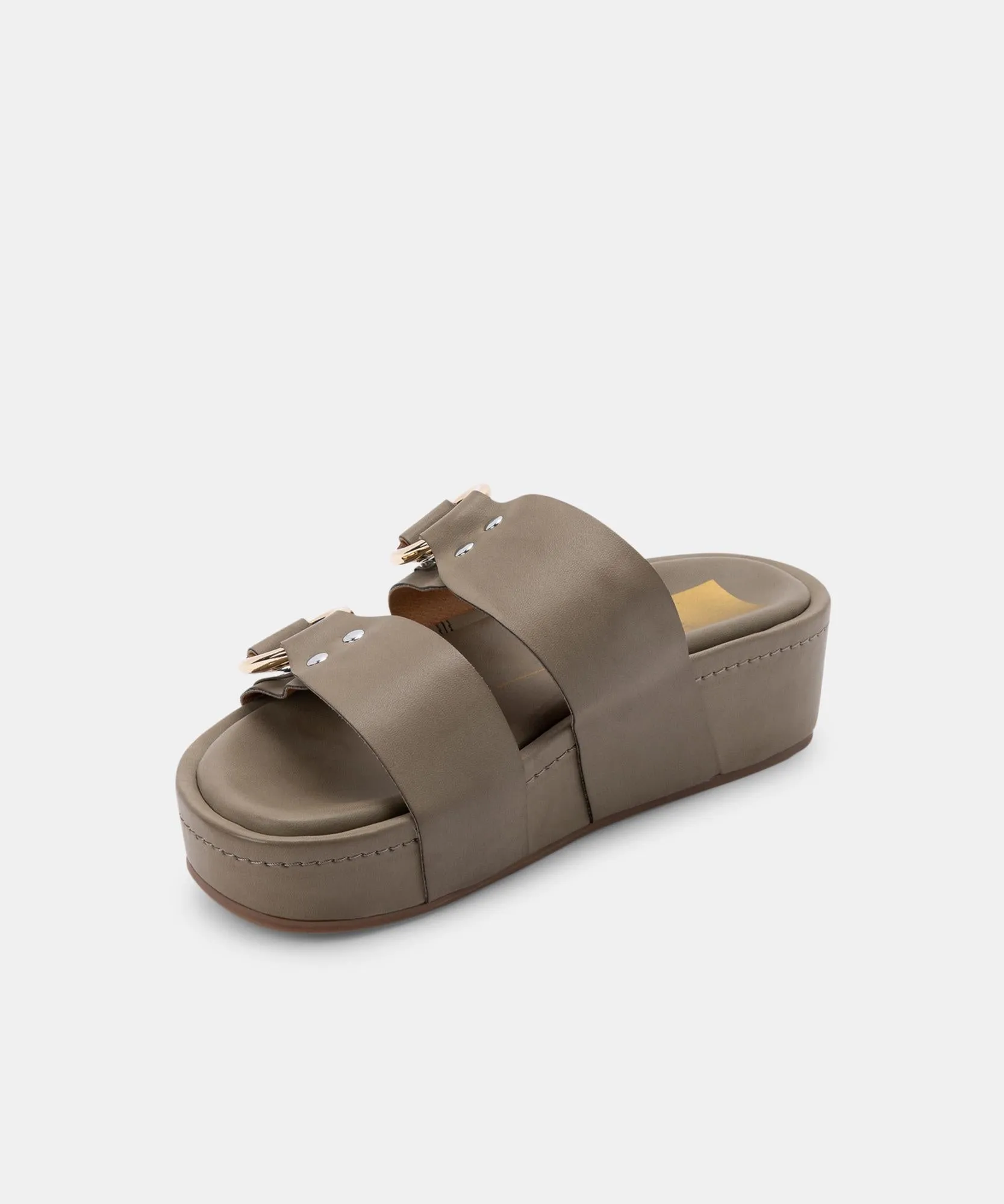 CICI SANDALS KHAKI STELLA - re:vita