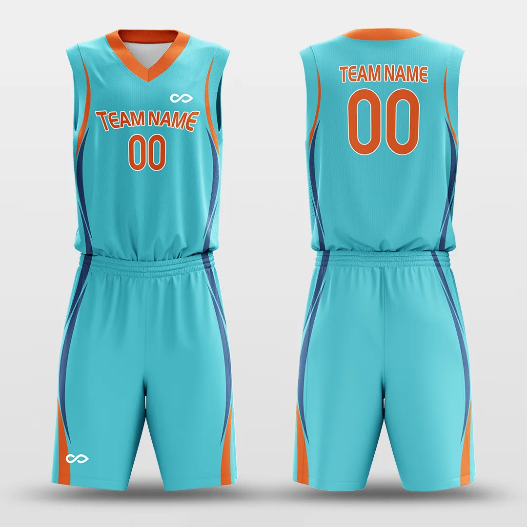 CLASSIC27 - Customized Sublimated Basketball Set