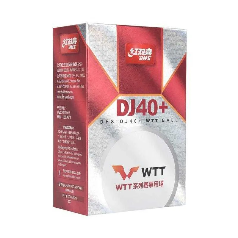 DHS DJ40  WTT Official 3 Star Table Tennis Ball