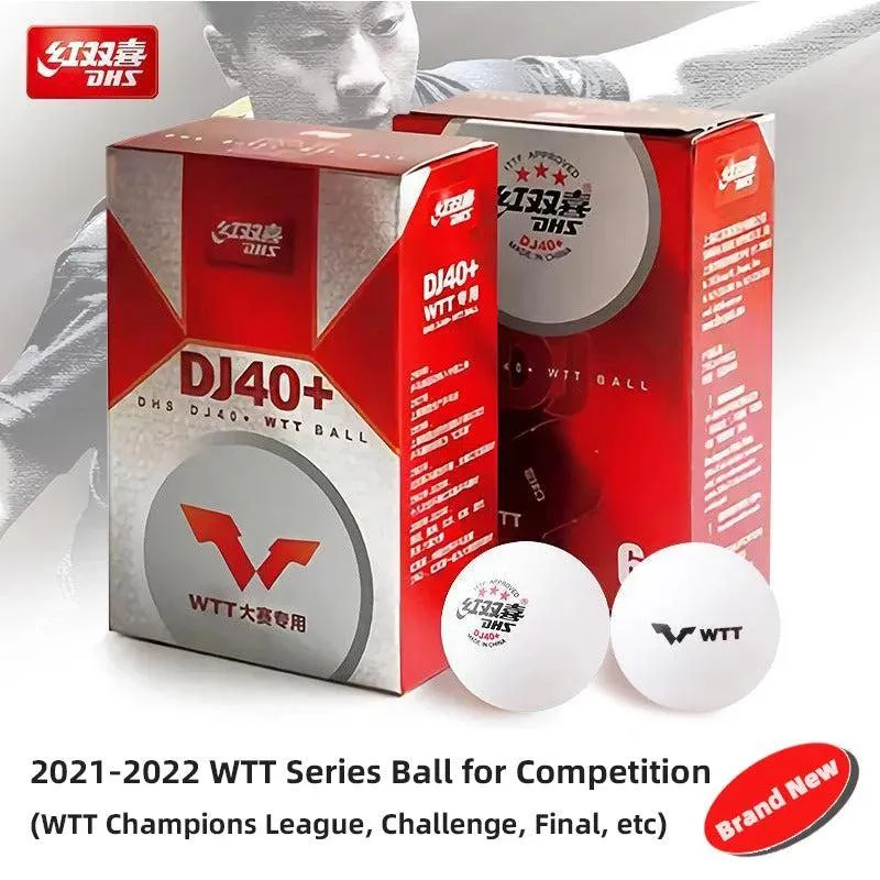 DHS DJ40  WTT Official 3 Star Table Tennis Ball