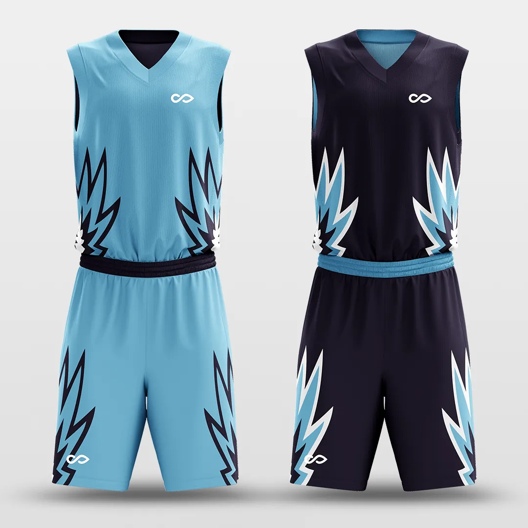 Feather - Customized Reversible Sublimated Basketball Set