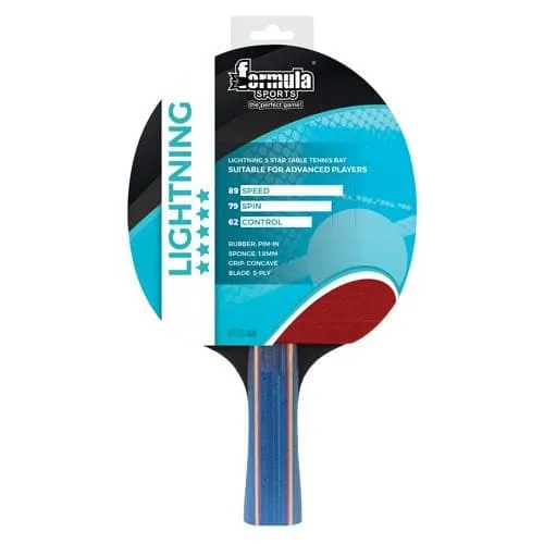 Formula Lightning Table Tennis Racket 5 Star