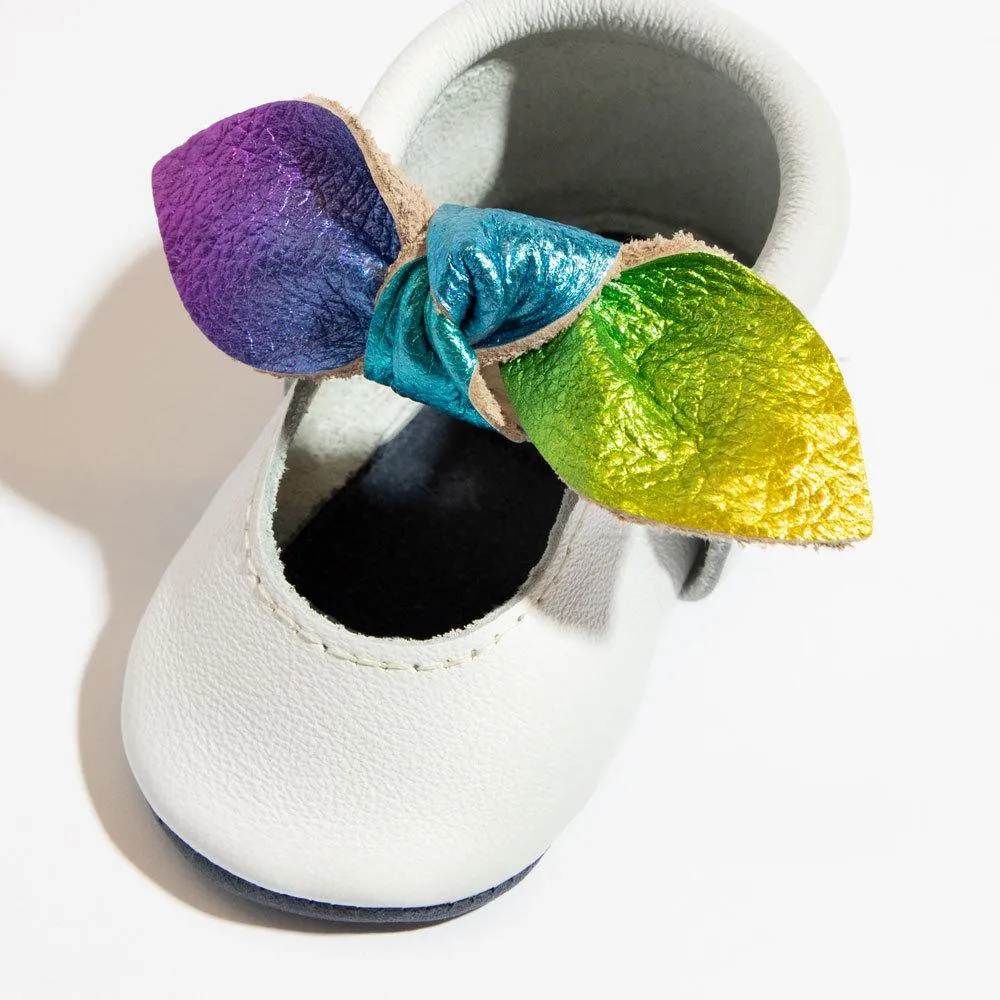 Freshly Picked Prism Knotted Bow Soft Sole Moccasins