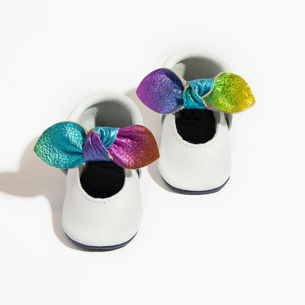 Freshly Picked Prism Knotted Bow Soft Sole Moccasins