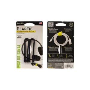 Gear Tie Reusable Rubber Twist Tie 6 In. - 2 Pack