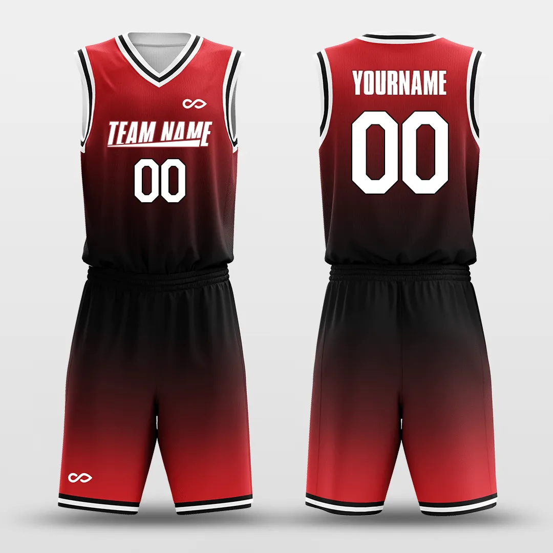 Gradual Flame - Customized Basketball Jersey Design