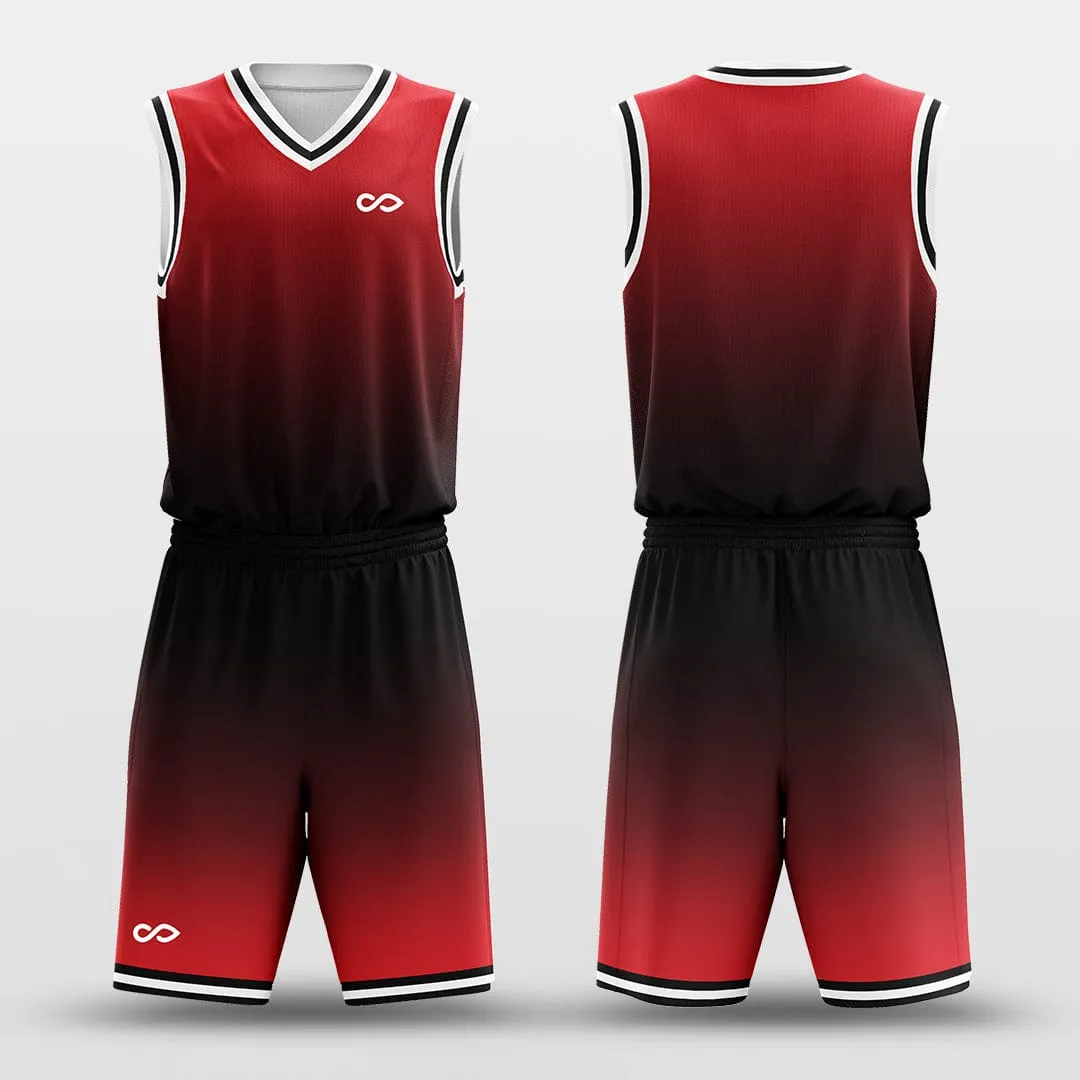 Gradual Flame - Customized Basketball Jersey Design