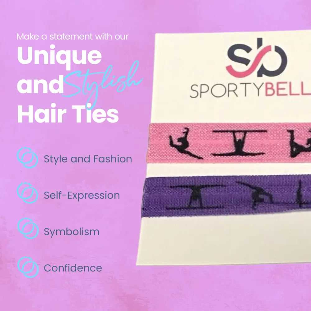 Gymnastics Hair Ties - 2pcs