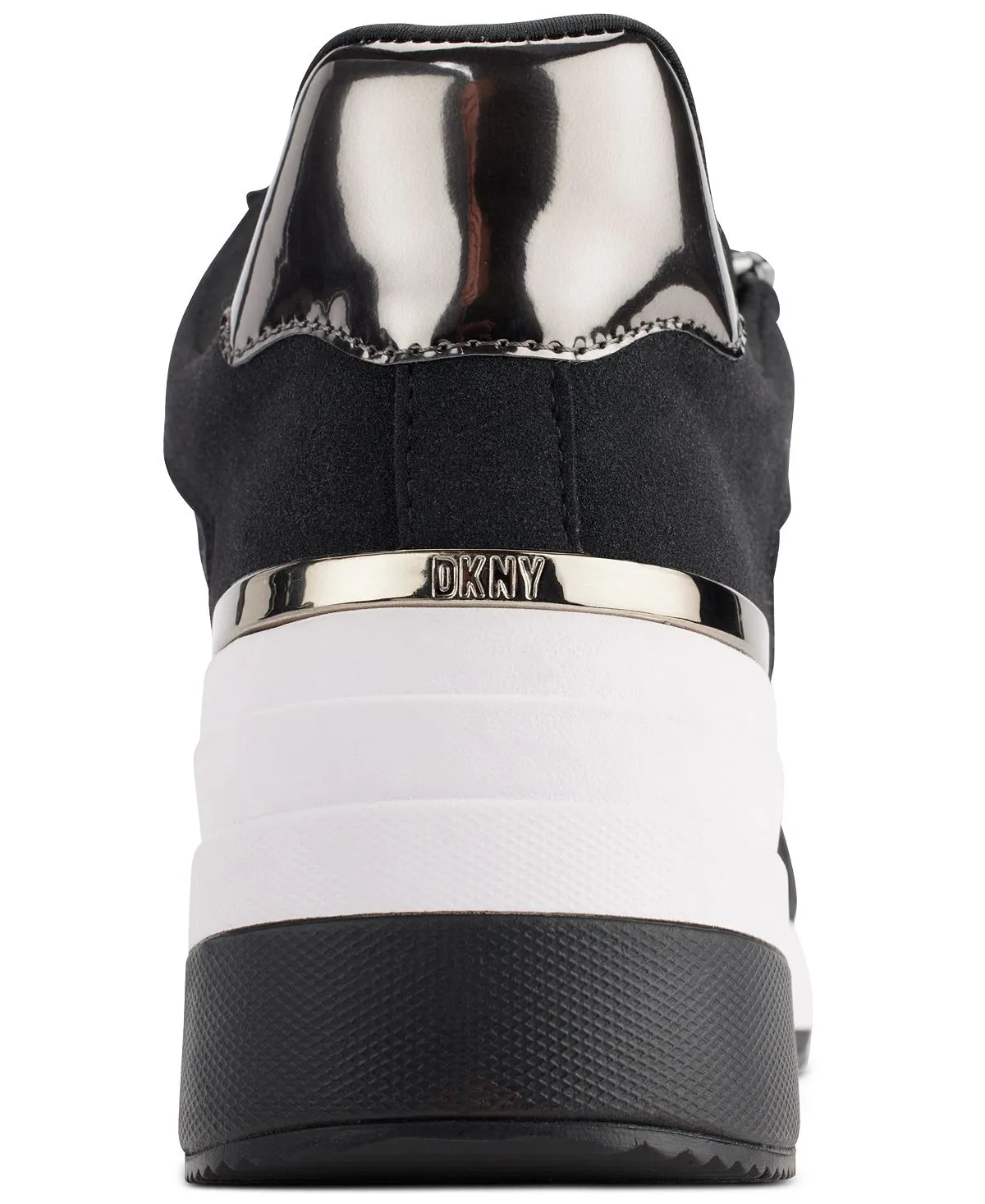 Kaden Lace-Up Zip Wedge Sneakers DKNY