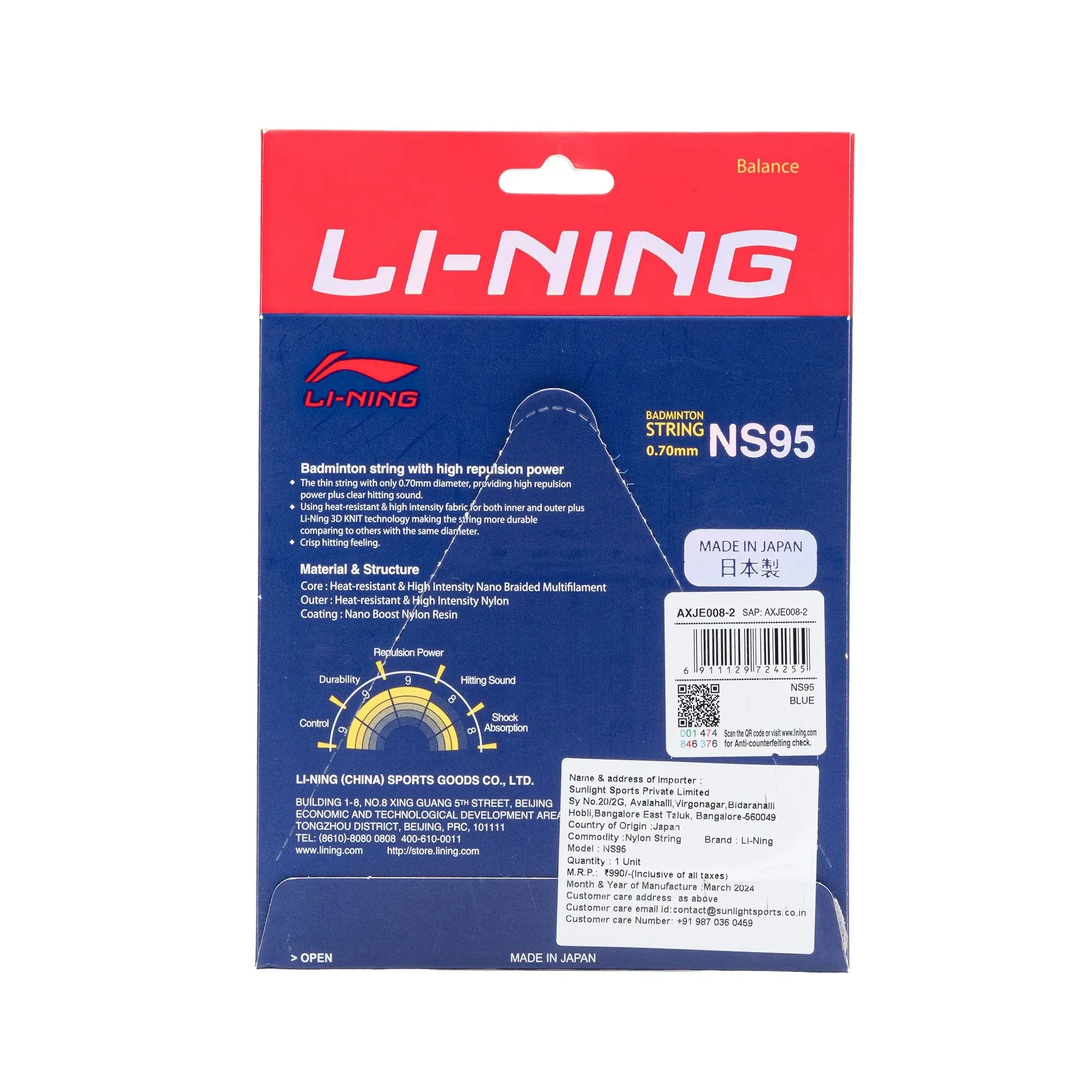 Li-Ning NS95 Badminton String