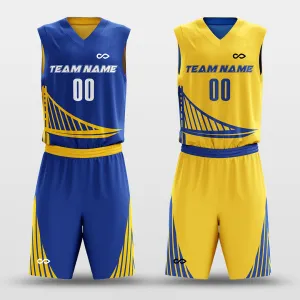 Manhattan - Customized Reversible Sublimated Basketball Set