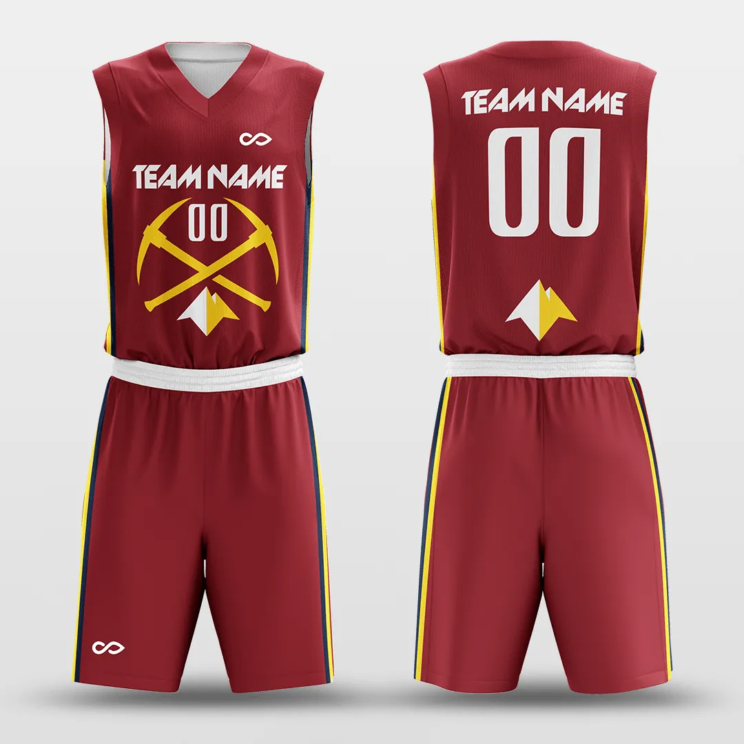 Nuggets - Customized Reversible Sublimated Basketball Set