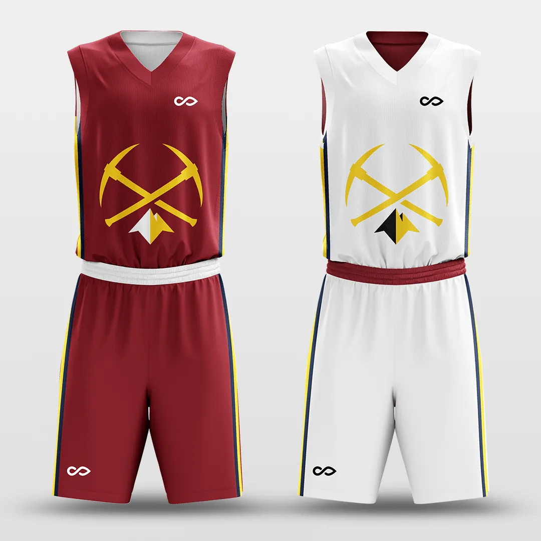 Nuggets - Customized Reversible Sublimated Basketball Set