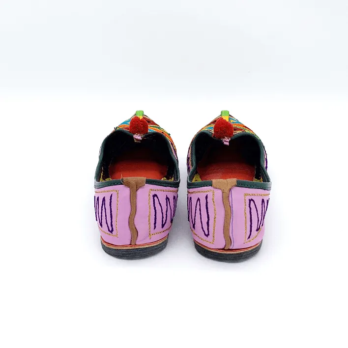 Pink City Handcrafted Harem House Slippers