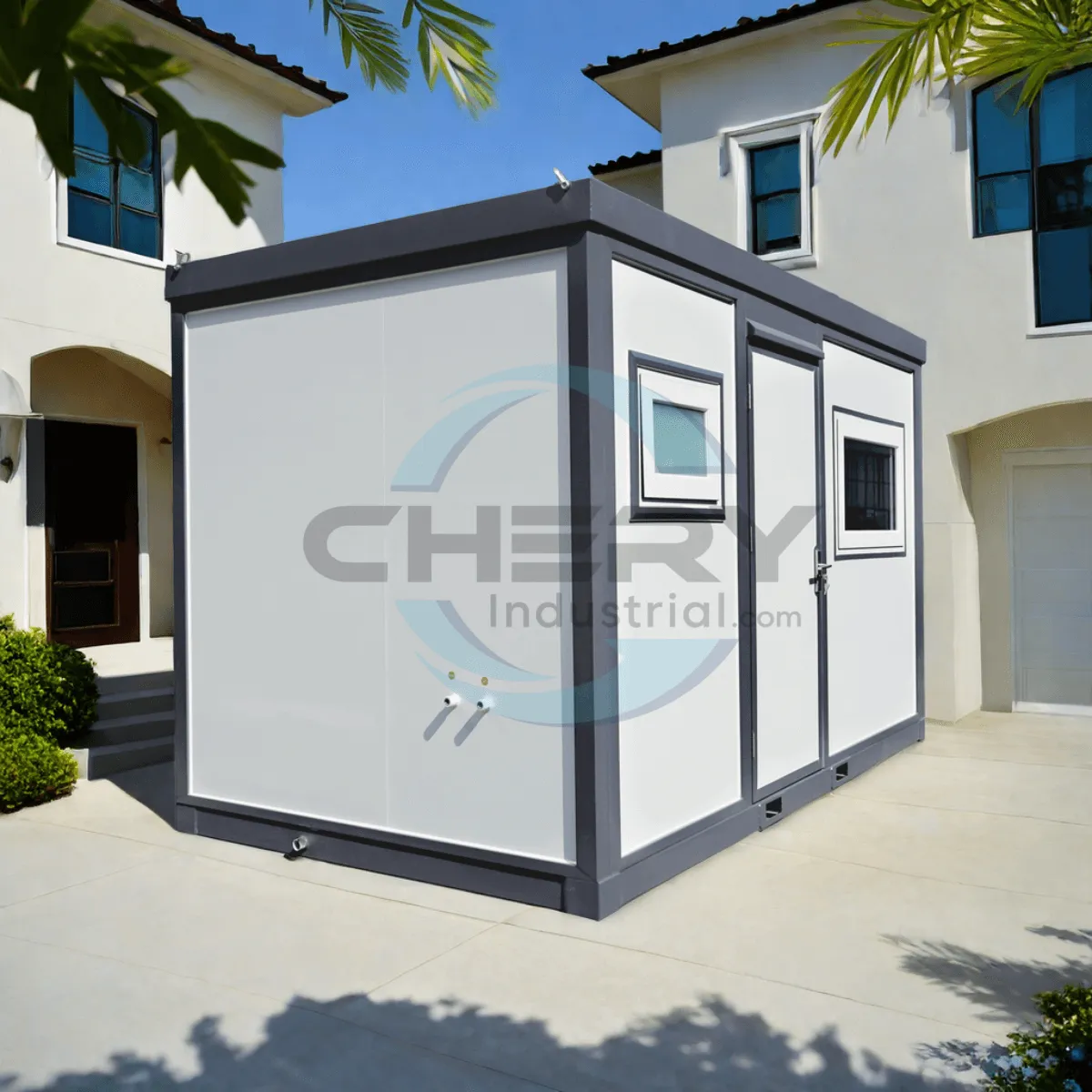 Portable Office with Bedroom and Bathroom