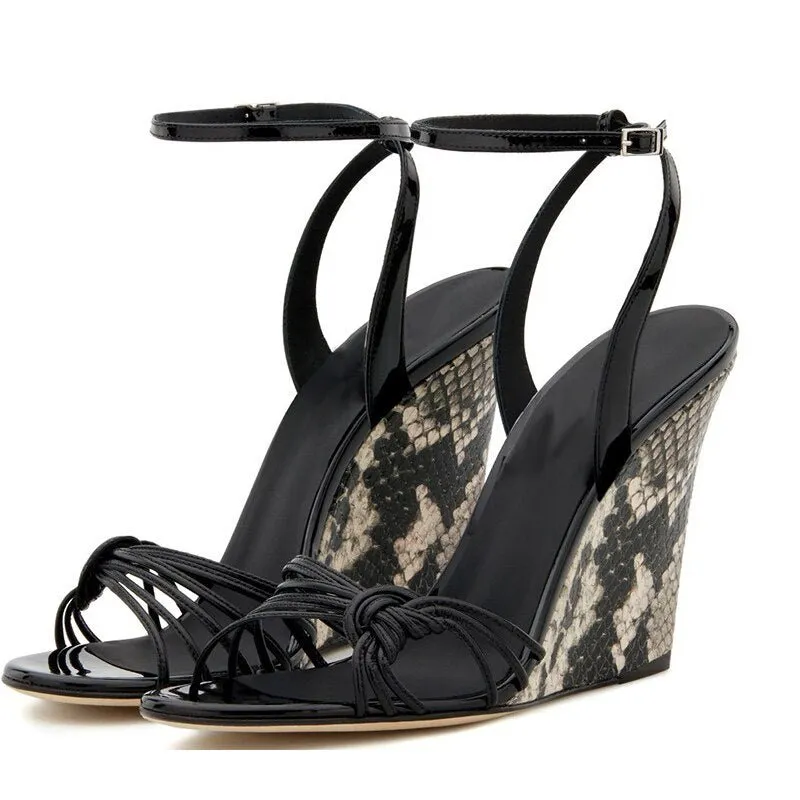 Pre Order:  Snaked Wedge Sandals