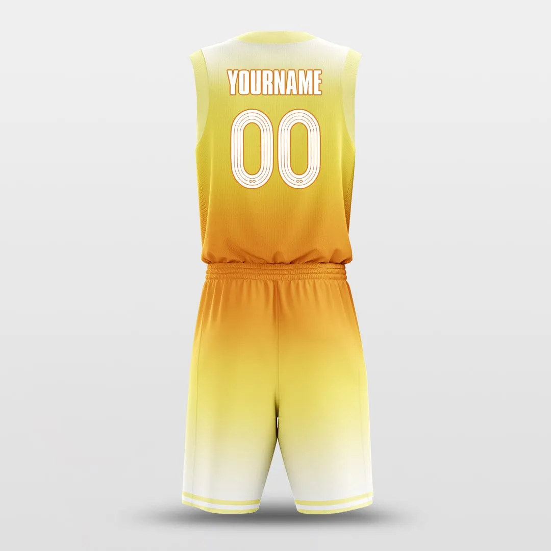 Rising Sun - Customized Basketball Jersey Design Yellow