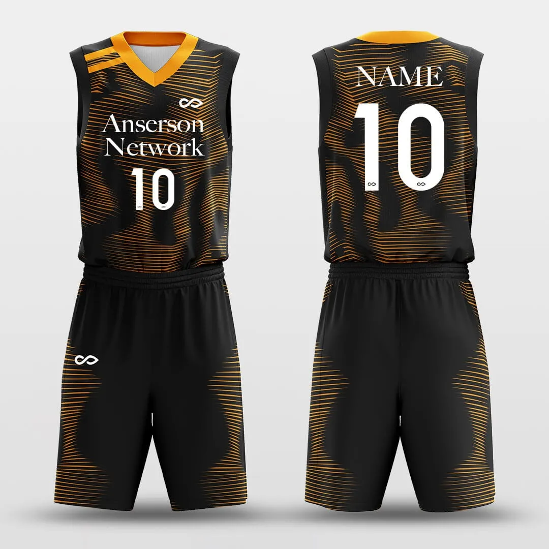 Rock - Custom Sublimated Basketball Jersey Set