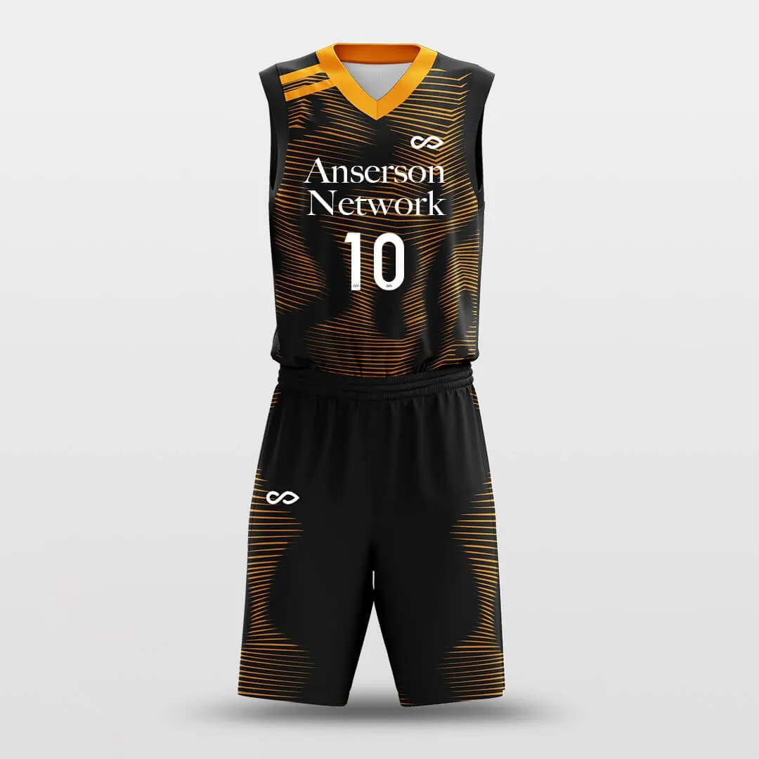 Rock - Custom Sublimated Basketball Jersey Set