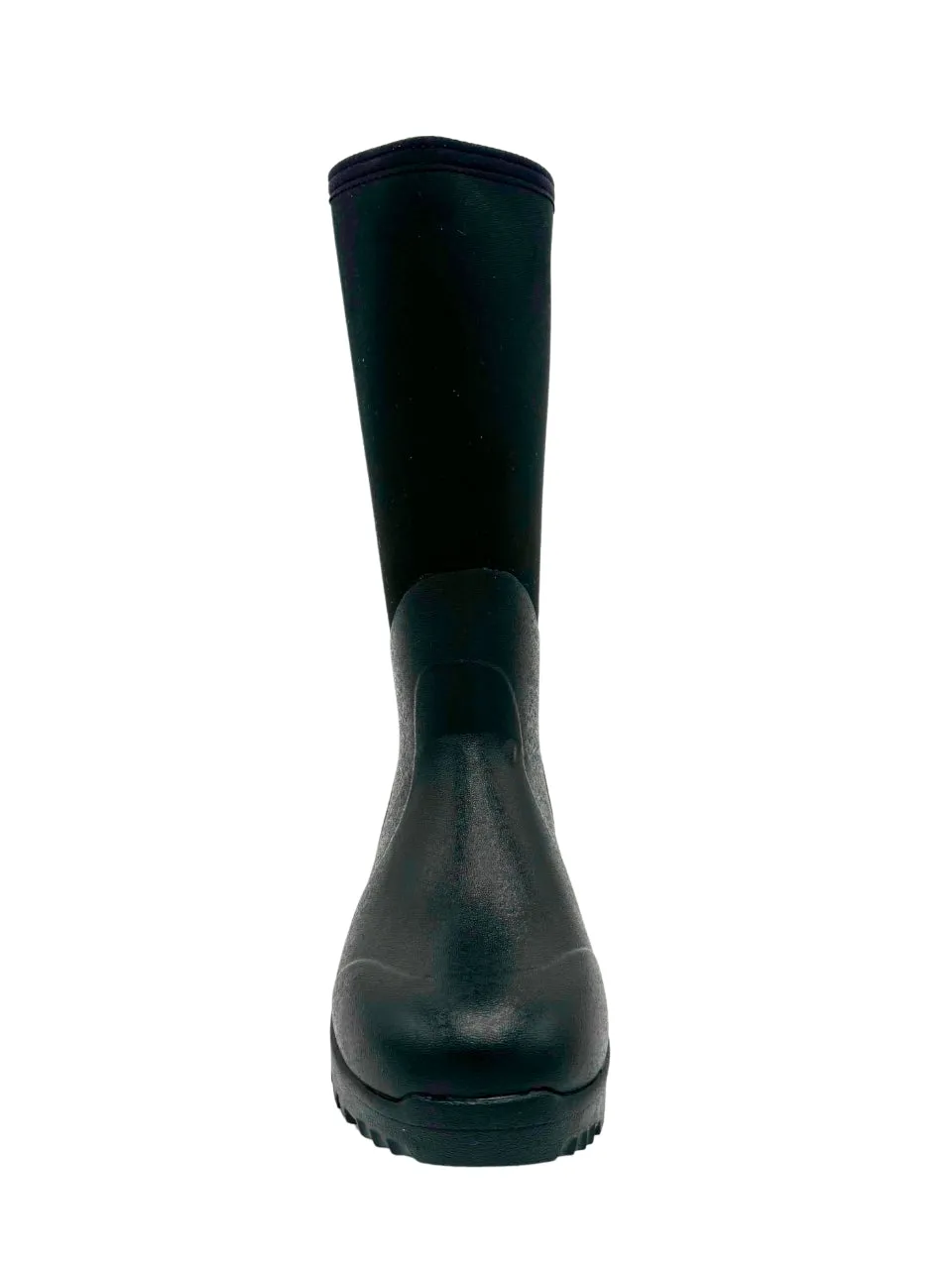 Rubber Boots: Men's 14" Neoprene/Rubber Boot- Black [Soft Toe] 9913SF