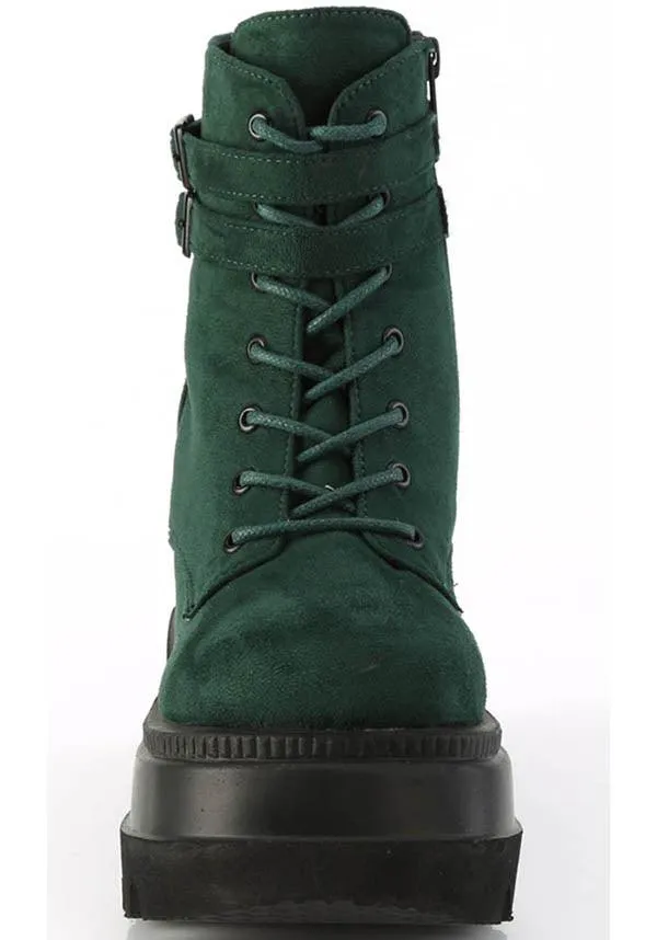 SHAKER-52 [Emerald] | PLATFORM BOOTS [PREORDER]