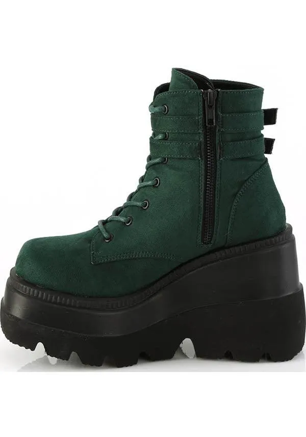 SHAKER-52 [Emerald] | PLATFORM BOOTS [PREORDER]