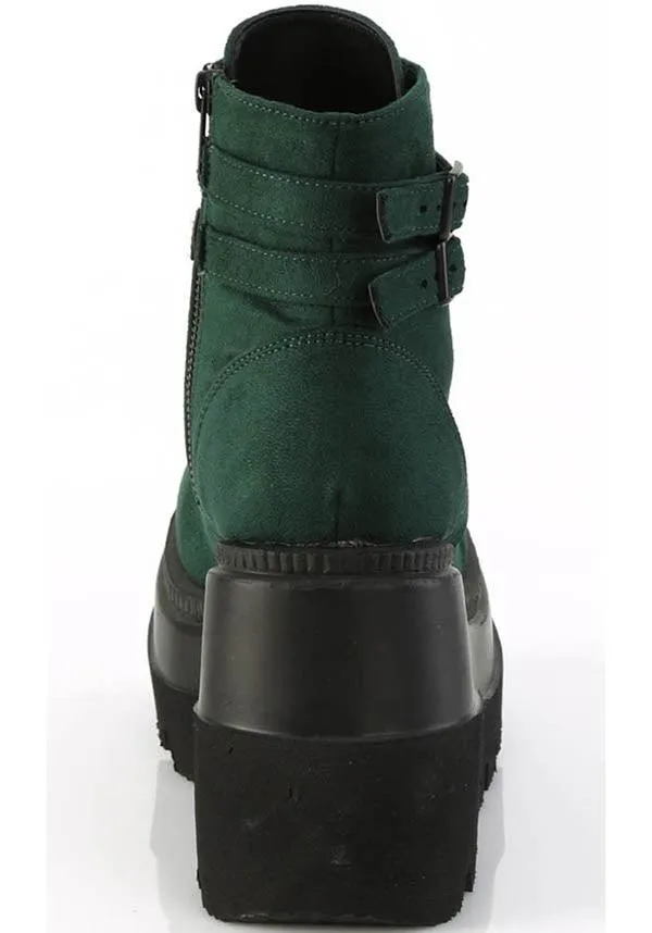 SHAKER-52 [Emerald] | PLATFORM BOOTS [PREORDER]