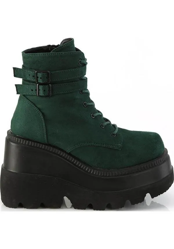 SHAKER-52 [Emerald] | PLATFORM BOOTS [PREORDER]