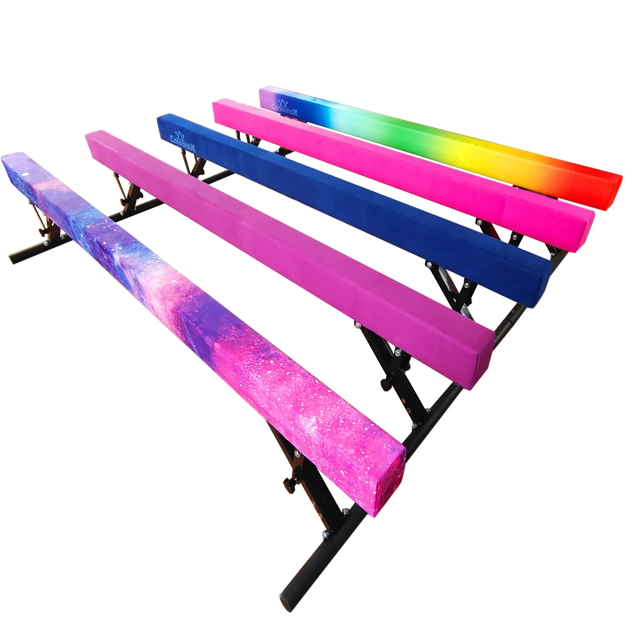 Solid 8ft Gymnastics Beam with folding adjustable legs Cannons UK