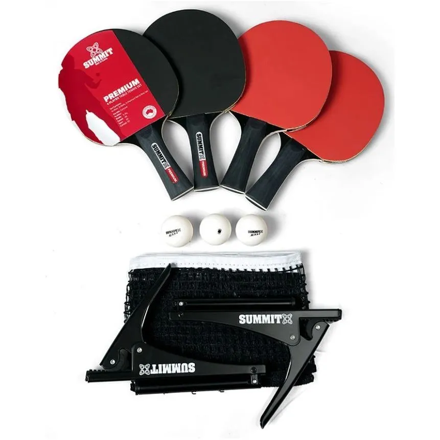 Summit Premium 4 Player Table Tennis Set with Net