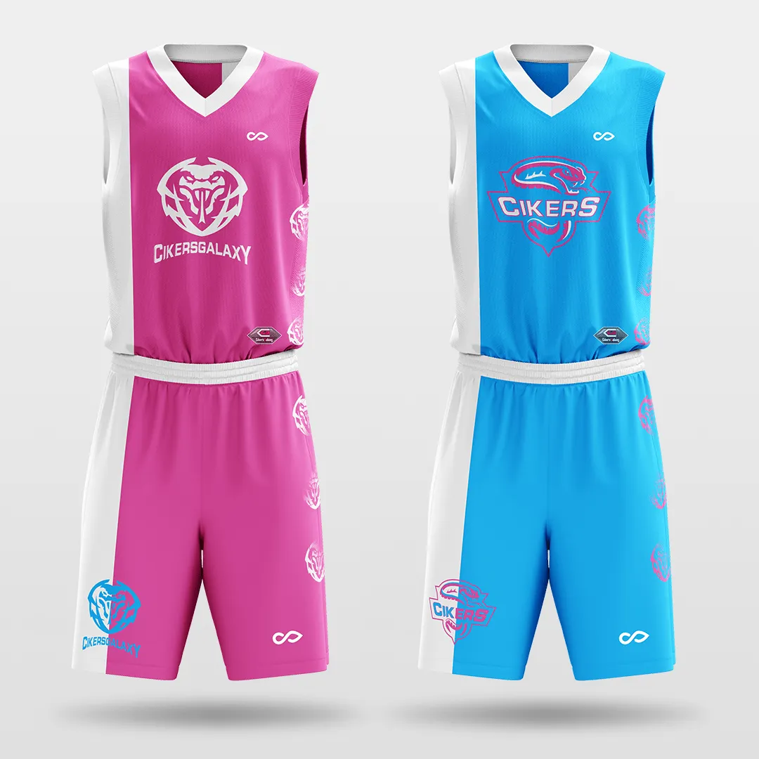 Tai Chi - Customized Reversible Sublimated Basketball Set