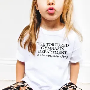 The Tortured Gymnasts Department Shirt for Girls | Gymnastics Shirt