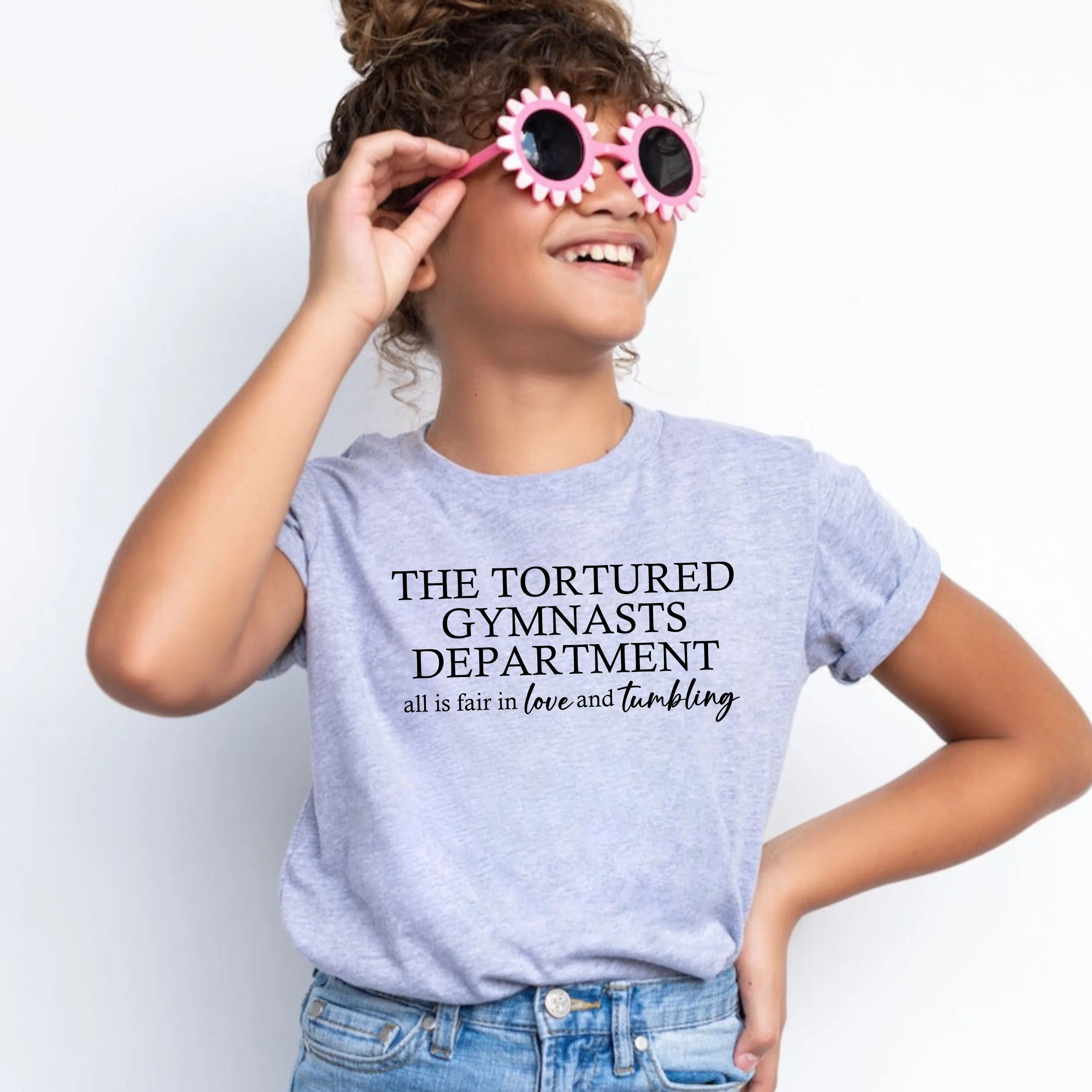 The Tortured Gymnasts Department Shirt for Girls | Gymnastics Shirt