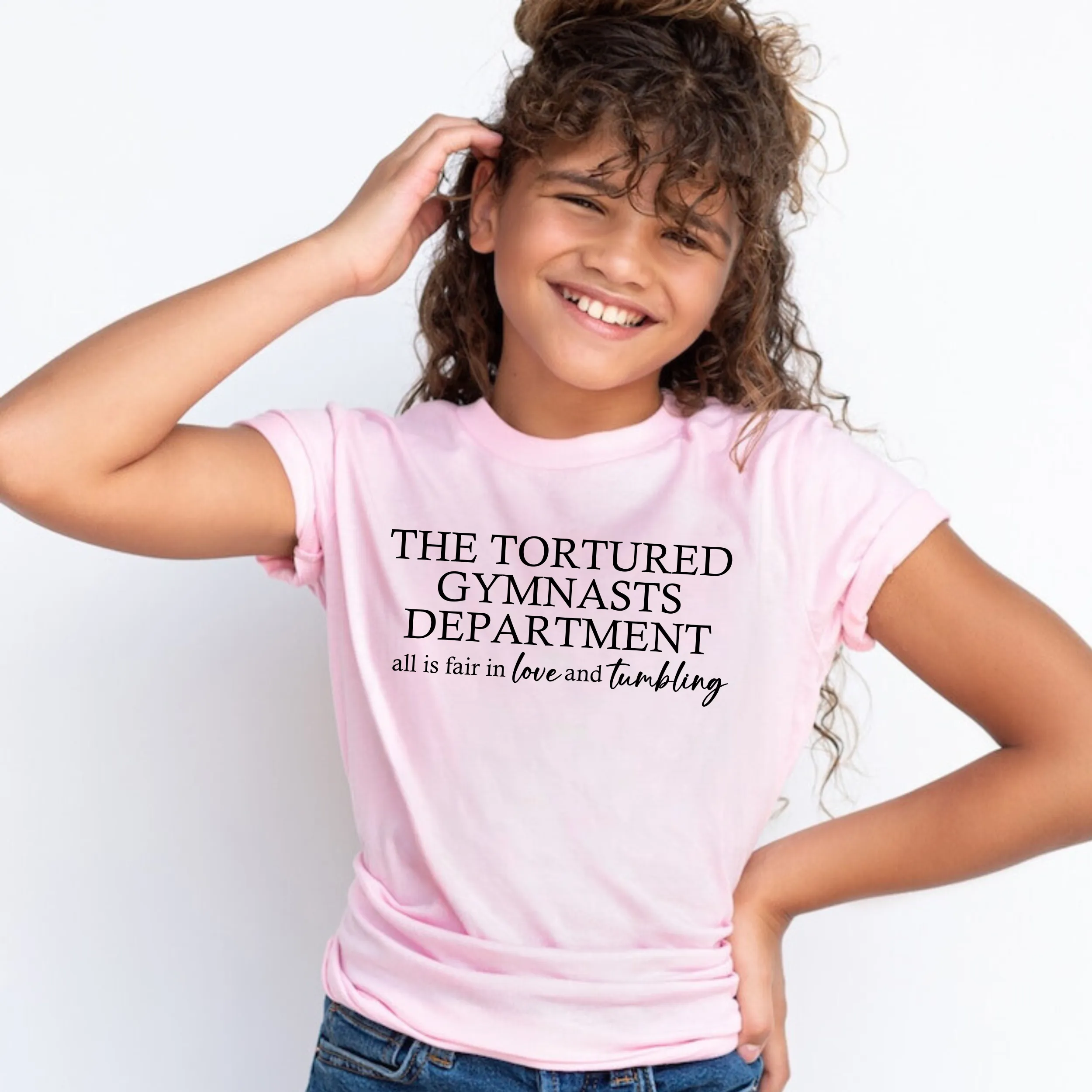 The Tortured Gymnasts Department Shirt for Girls | Gymnastics Shirt