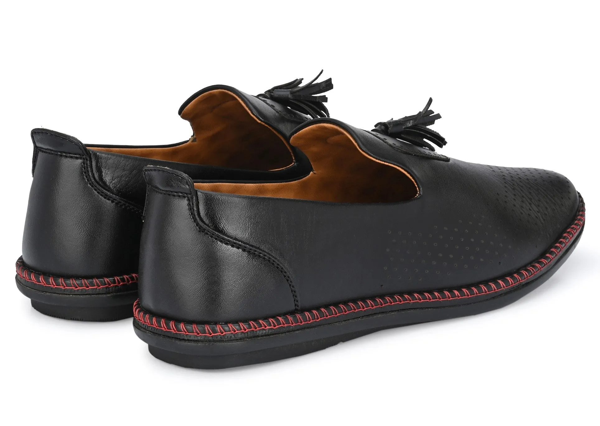 Toro Blu Leather Loafers