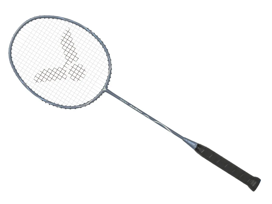 VICTOR AURASPEED 3200H Pre-strung Badminton Racket [Gainsboro/Grey] ARS-3200H