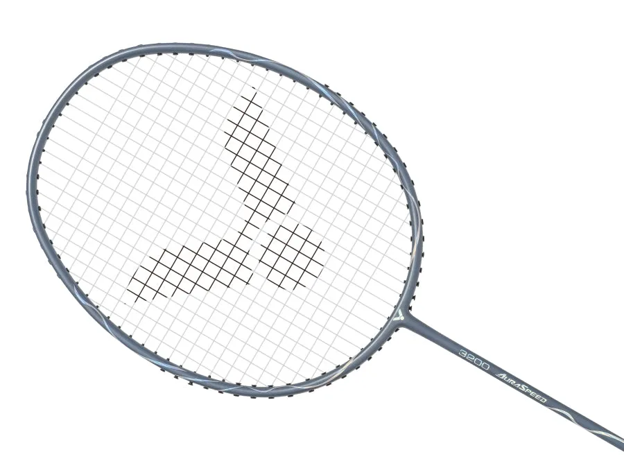 VICTOR AURASPEED 3200H Pre-strung Badminton Racket [Gainsboro/Grey] ARS-3200H