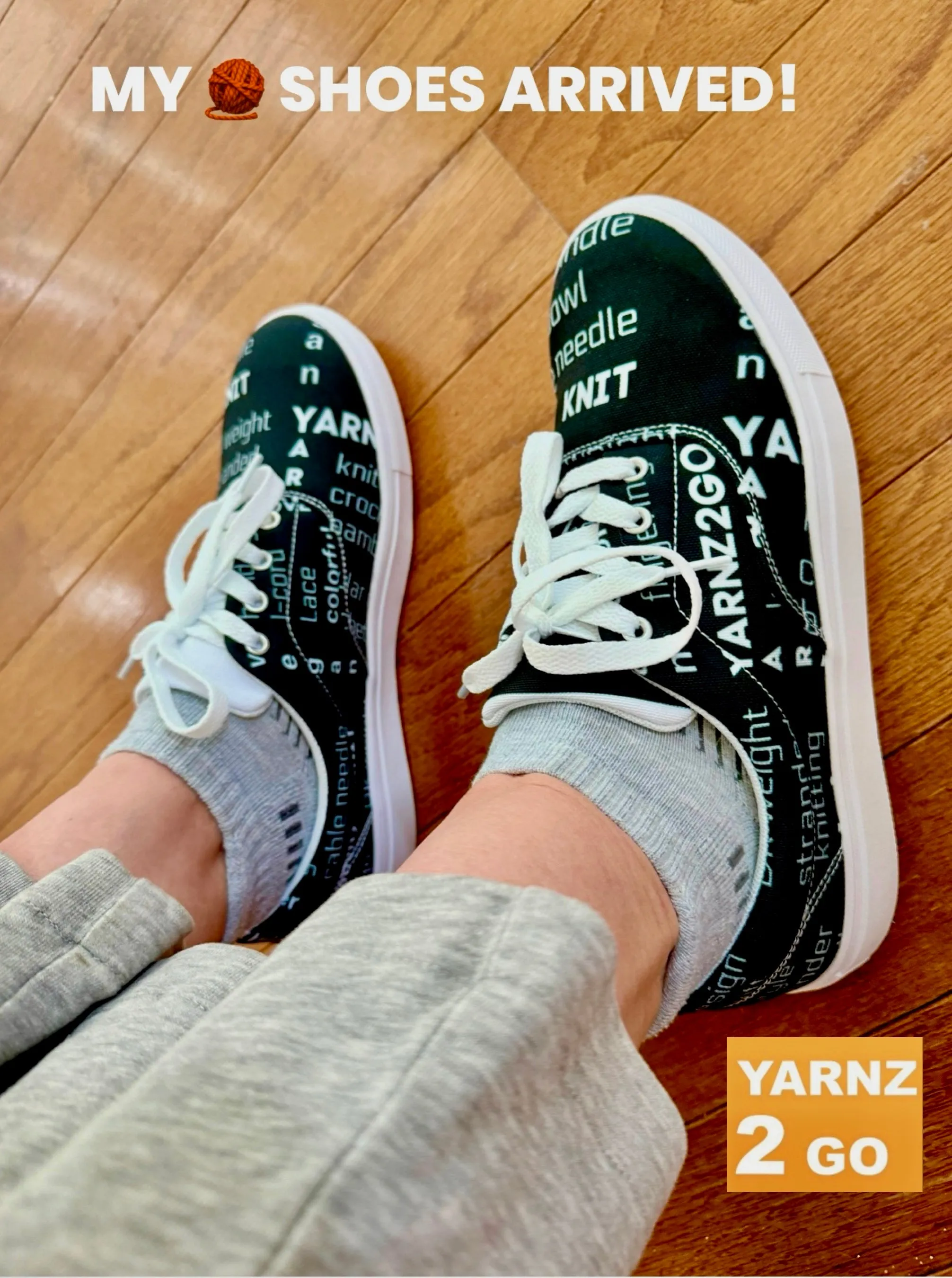 Yarn hobbyists sneakers